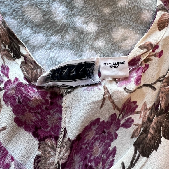 Vintage 90s Starina Dloral Midi Dress/Cottagecore/Rayon/Small - Picture 11 of 16